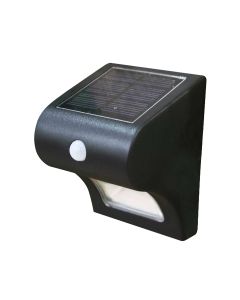 Classy Caps Solar Motion Sensor Deck & Wall Light - Black