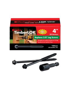 FastenMaster TimberLOK Heavy Duty Wood Screw - 50 Count
