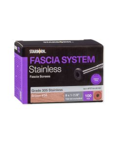 Starborn Industries Fascia System Fascia Screws - 100 Count