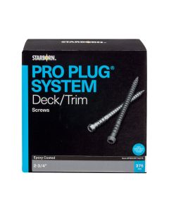 Starborn Industries Pro Plug System Deck & Trim Screws - 375 Count