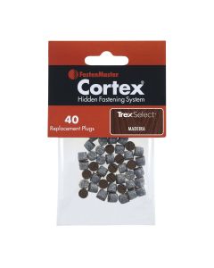 FastenMaster Cortex Replacement Plugs for Trex Decking - 40 Count