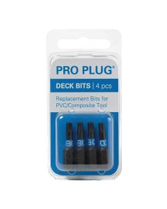 Starborn Industries Pro Plug Tool for PVC & Composite Replacement Bits - Pack of 4