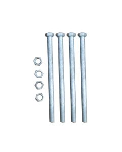 Regal Ideas Structural Bolt w/ Nut - 3/8" x 6" - Pack of 4