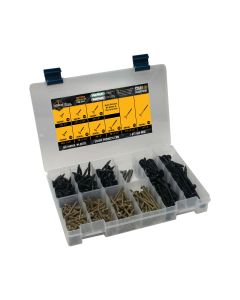 Screw Products AURA Cabinetry / NOVA Structural Lag Assortment Kit w/ Bit Holder & Bits - 345 Pieces