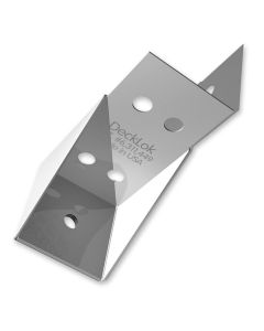 Screw Products DeckLok Bracket System - 316 Stainless Steel - 12 Count