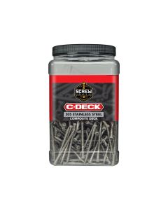 Screw Products C-Deck Stainless Steel Composite Deck Screw - #10 x 2-3/4" - 350 Count