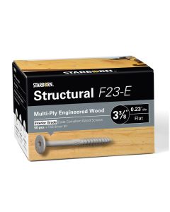 Starborn Industries Structural F23-E Multi-Ply Engineered Flat Head Wood Screw
