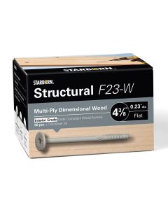 Starborn Industries Structural F23-W Multi-Ply Dimensional Flat Head Wood Screw