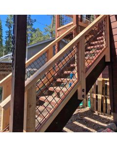 Wild Hog Black Tahoe Stair or Fence Mesh Panel
