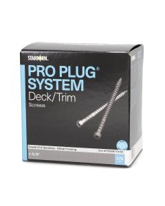 Starborn Industries Pro Plug System Deck & Trim Screws - 375 Count