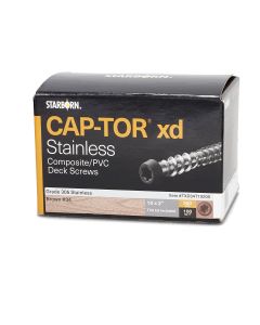 Starborn Industries Cap-Tor xd Screws for PVC & Composite Decking - Accessory Pack - 100 Count
