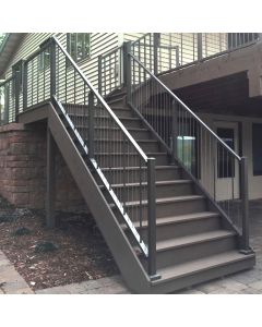 Westbury VertiCable Stair Rail Section with Mounts - 4' x 36"