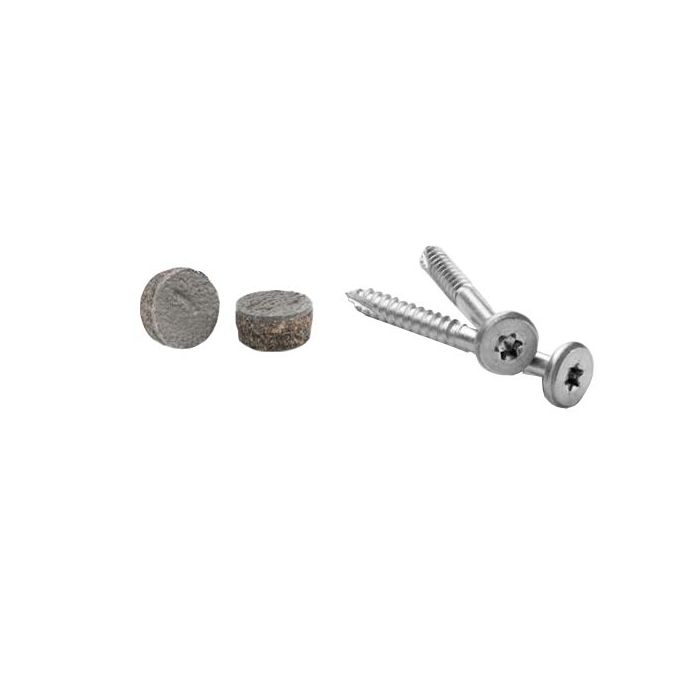 305 Stainless Steel Pro Plug System for Fiberon Fascia by Starborn (Plugs shown here are Chai)