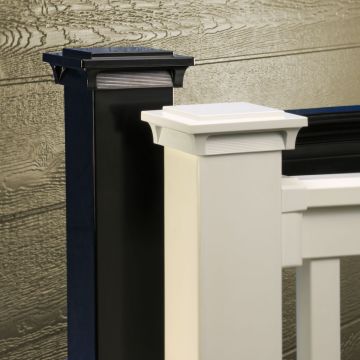 Give your deck a polished effect day in and day out with the Deckorators ALX Pro Luna Post Cap Light in Black or White.