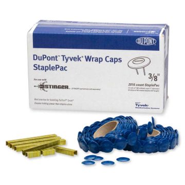 DuPont Tyvek Wrap Caps StaplePac - 3/8"