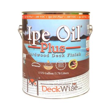 DeckWise Ipe Oil Plus Hardwood Deck Finish - 100 VOC - 1 Gallon