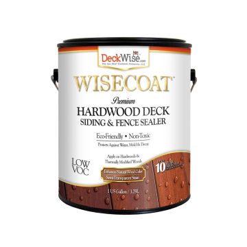 DeckWise WiseCoat Premium Deck, Siding & Fence Sealer - 1 Gallon