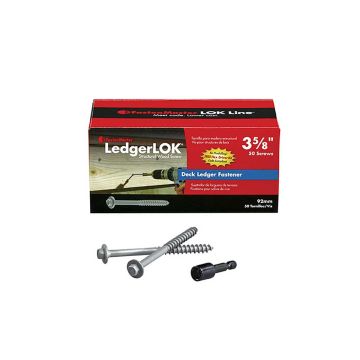LedgerLok Ledger Board Fastener by FastenMaster-3-5/8 in-50 Pack