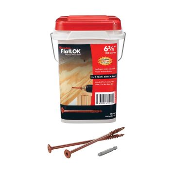 FastenMaster FlatLOK Structural Wood Screw - 200 Count - 6-3/4"