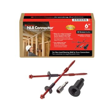 FastenMaster Non-Load Bearing Wall to Truss Connectors - 50 Count