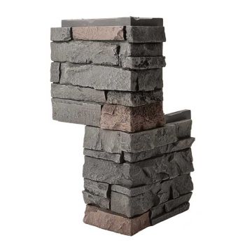 GenStone Faux Stacked Stone 90 Degree Outside Corner