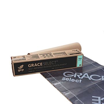 Grace Select Enhanced Self-Adhered Roofing Underlayment - 3' x 65' Roll