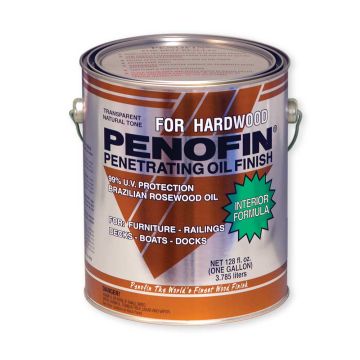 Penofin Hardwood Interior Penetrating Oil Finish - 1 Gallon - Transparent Natural