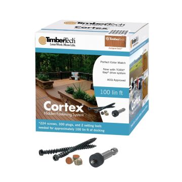 Cortex Concealed Fastening System for AZEK's TimberTech Decking