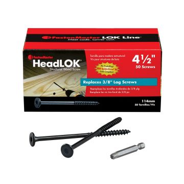 HeadLOK Screws By FastenMaster - 2-4/8 in - 50 pack - Packaging
