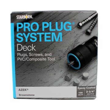 Starborn Industries Pro Plug System for TimberTech Azek Decking - 100 Square Feet