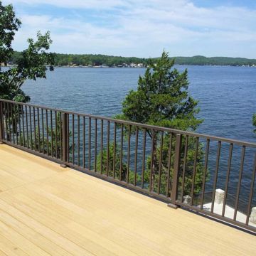 Tuscany Level Rail Kits by Westbury Aluminum Railing with Crossover Post Installation (Square Balusters)