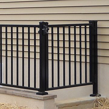 Tuscany Adjustable Gate. <b>Please note:</b><a href=/catalogsearch/result/?cat=0&q=hinge>Hinges</a>, <a href=/catalogsearch/result/?cat=0&q=latch>Latches</a>, and <a href=/post-by-westbury-aluminum-railing.html>Posts</a> sold separately.