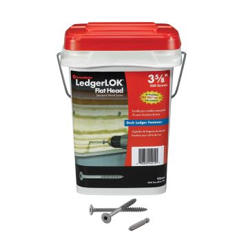 LedgerLOK Flat Head Fasteners by FastenMaster - 3-5/8 in - 50 pack - Packaging