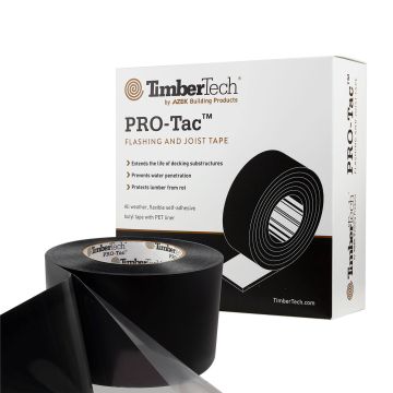 Protect your joists with the TimberTech® PRO-Tac™ Flashing and Joist Tape.