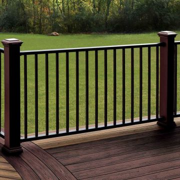 Signature Level Rail & Baluster Kit by Trex in Charcoal Black