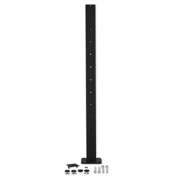 DesignRail® Aluminum Quick-Connect® End Post Kit by Feeney - Black - Level and Stair Post Kits - 36 in