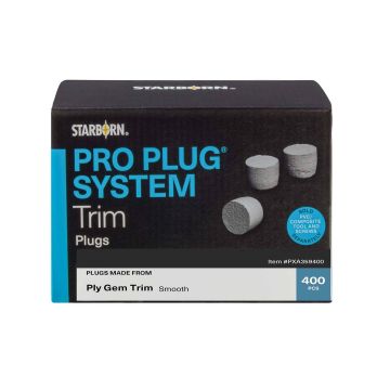 Starborn Industries Pro Plugs for Ply Gem Trim - 400 Count