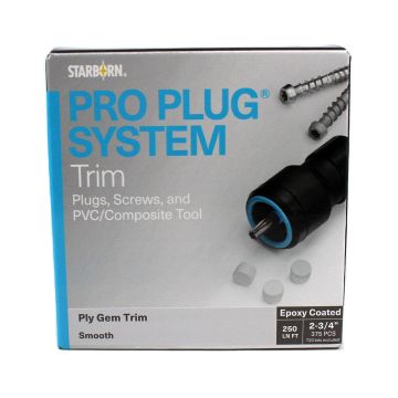 Starborn Industries Pro Plug System for Ply Gem Trim - 250 Linear Feet