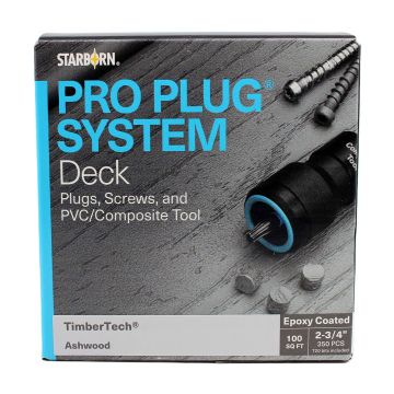 Starborn Industries Pro Plug System for TimberTech Decking - 100 Square Feet