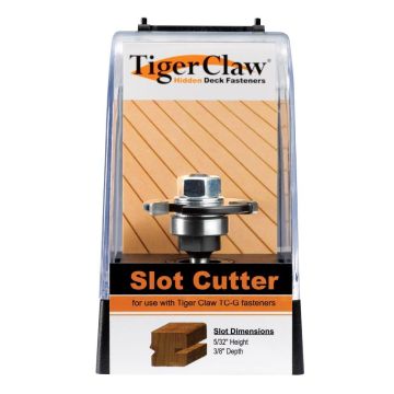 TigerClaw TC-G Slot Cutter for Ungrooved 1" or Thicker Decking