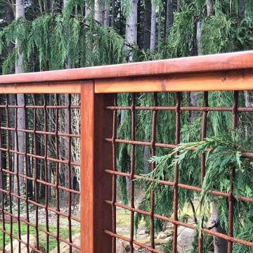 Wild Hog Raw Tahoe Stair or Fence Mesh Panel