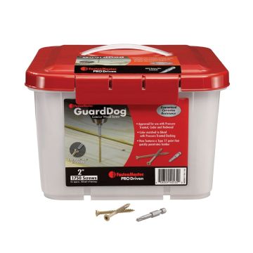 Guard Dog Exterior Wood Screws by FastenMaster-2 in-1750 pc