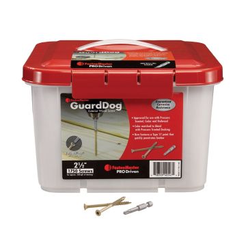 Guard Dog Exterior Wood Screws by FastenMaster-2-1/2 in-1750 pc