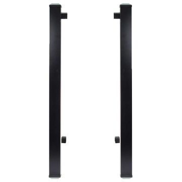 Prestige Aluminum Gate Uprights - Absolute Black (Post caps also included)