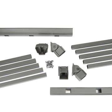 Prestige Aluminum Adjustable Stair Rail Kit - Bottom Rail Detail