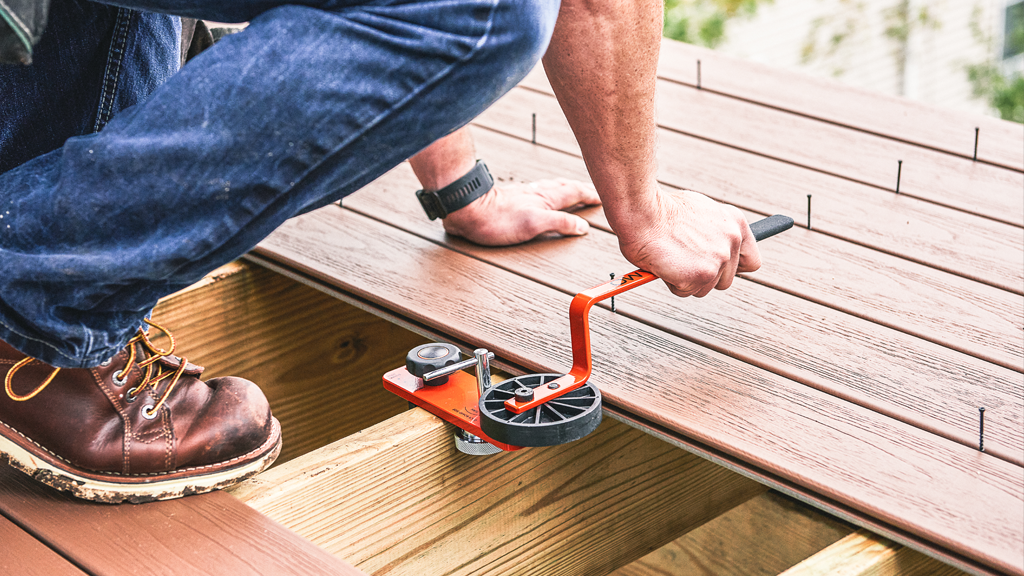 Your Secret Weapon for Grooved Decking Installs